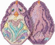 Purple Chick - Jim Shore - Cross Stitch Kit