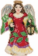 Angel with Lantern - Jim Shore Beaded Cross Stitch Kit