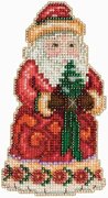 Christmas Cheer Santa - Jim Shore - Cross Stitch Kit
