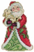 Best Friend Santa - Jim Shore Beaded Cross Stitch Kit
