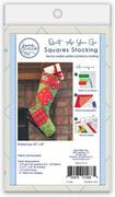 Holiday Square Christmas Stocking - Quilt Pattern
