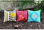 Pillow Cover 3-pack - Quilt As You Go Pattern