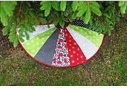 Christmas Tree Skirt 40" - Quilt As You Go Pattern