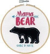 Mama Bear - Dimensions Embroidery Kit with 6" Hoop
