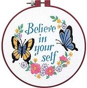 Believe in Yourself Learn-A-Craft Beginner Crewel Embroidery