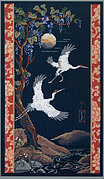 Moonlit Cranes - Cross Stitch Pattern