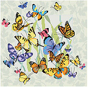Butterfly Collage - Cross Stitch Pattern