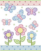 Butterfly Baby Picture - Cross Stitch Pattern