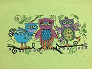 Sketchy Owls - Cross Stitch Pattern