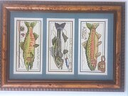 A Tale of Three Fish - Cross Stitch Pattern