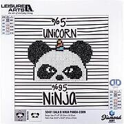 Ninja Panda Corn - Leisure Arts Sparkle Diamond Art Kit