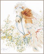 Horse & Flowers - Cross Stitch Kit