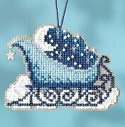 Celestial Sleigh - Beaded Cross Stitch Kit