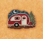 Happy Camper - Beaded Cross Stitch Kit