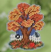 Fall Tree (2018) - Beaded Cross Stitch Kit