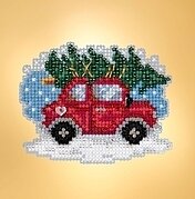 Tree Shopping - Beaded Cross Stitch Kit