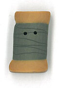 Small Avocado Spool - Button