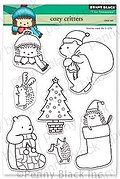 Cozy Critters - Christmas Penny Black Clear Stamp