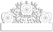 Floral Half Border - Penny Black Craft Die