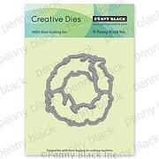Golden Delight Wreath Cut Out - Penny Black Craft Die