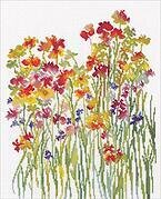 Flower Watercolour - Cross Stitch Kit
