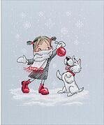 Dancing With Snowflakes - Cross Stitch Kit