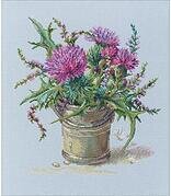 Scottish Thistle - Cross Stitch Kit