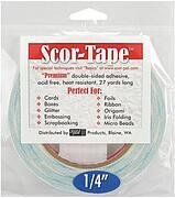 Scor-Tape 1/4" wide, double sided adhesive