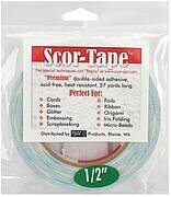Scor-Tape 1/2" wide, double sided adhesive