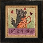 Love Each Other - Beaded Cross Stitch Kit