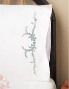 Reflections Pillowcase Pair - Stamped Embroidery Kit