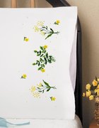 Buttercups Pillowcase Pair - Stamped Embroidery Kit
