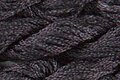 Dinky Dyes Silk Thread - Black Sand