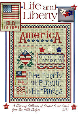 Sue Hillis Life And Liberty (with buttons) - Cross Stitch Pattern ...