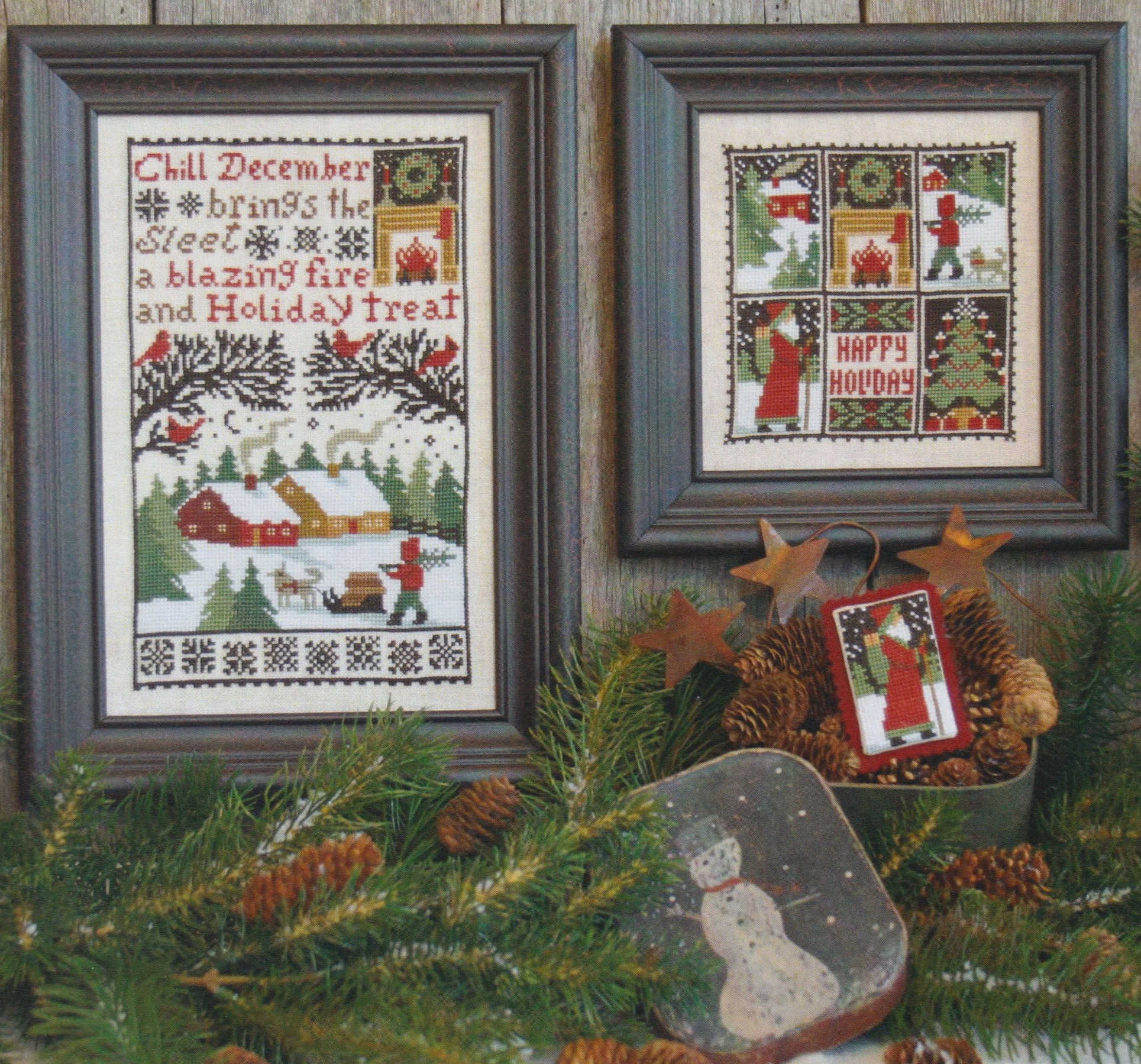 Prairie Schooler December (Book 150) Cross Stitch Pattern 123Stitch