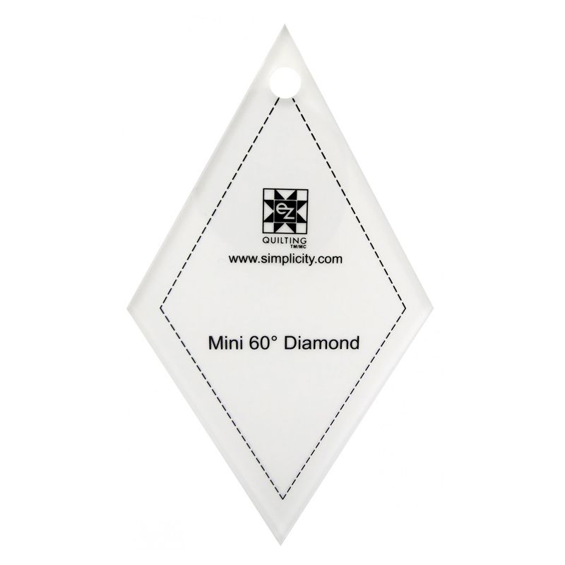 ez-quilting-mini-60-degree-diamond-jelly-roll-quilting-ruler-123stitch for Free Printable 60 Degree Diamond Template EZ Quilting Mini 60-degree Diamond Jelly Roll Quilting Ruler - 123Stitch for Free Printable 60 Degree Diamond Template