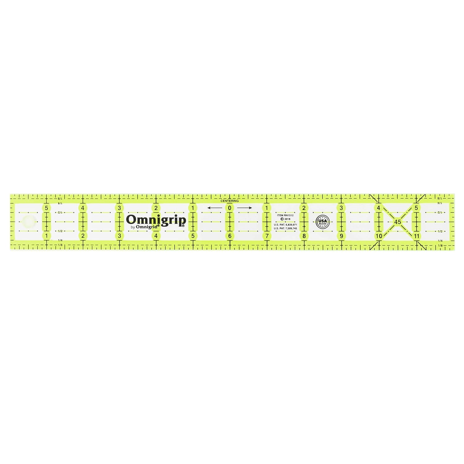 Grace Company TrueCut 12.5 Inch Square Ruler For Quilting & Fabric Cutting - View #4