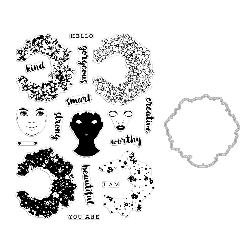 Download Hero Arts Color Layering Flower Power Combo Stamp And Die Set Sb273 123stitch