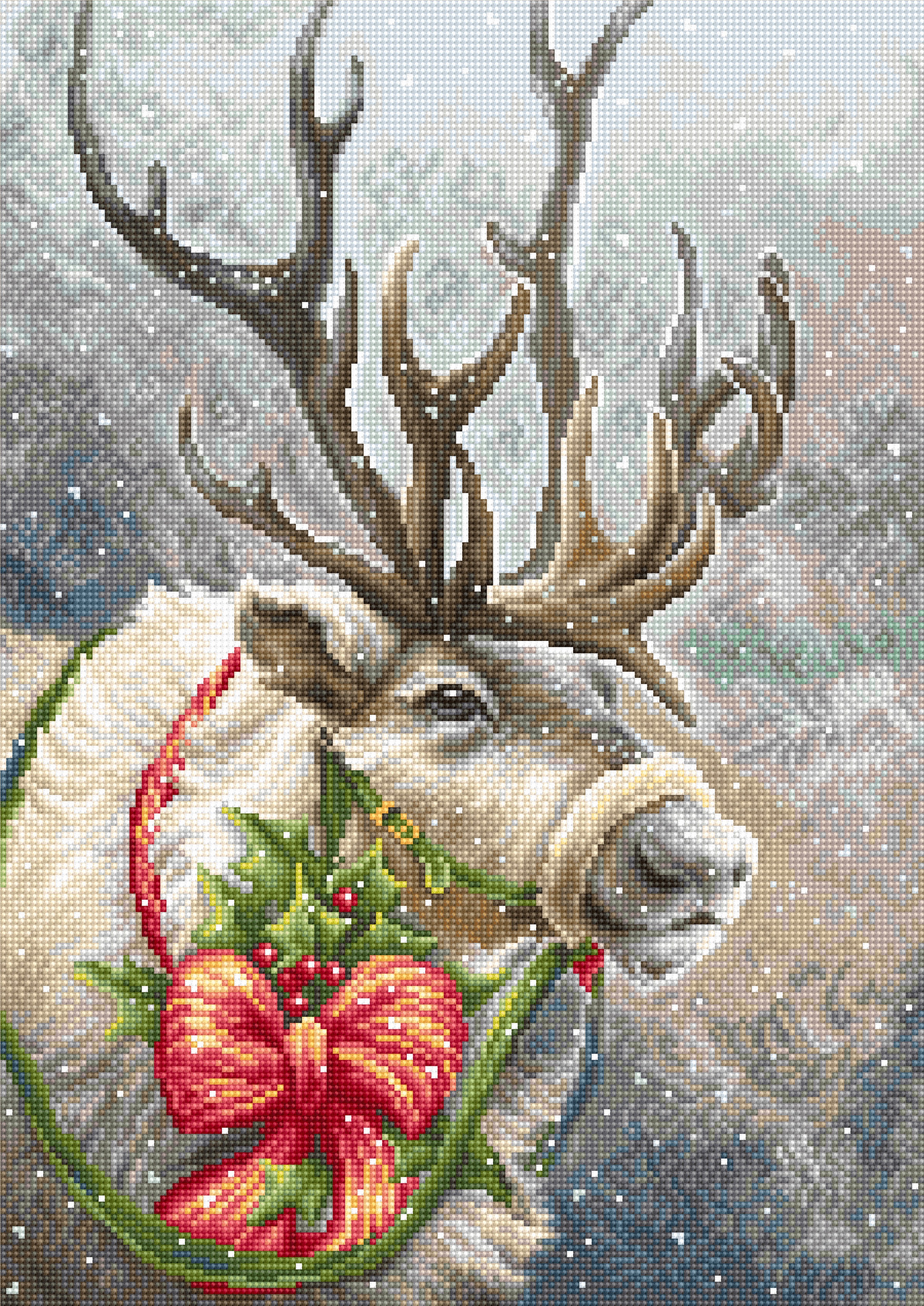 Small Deer Free Counted Cross Stitch Patterns : Cross Stitch Kits The Happy Cross Stitcher