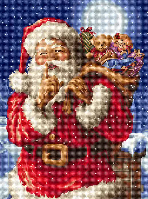 Letistitch Secret Santa Christmas Cross Stitch Kit 123stitch