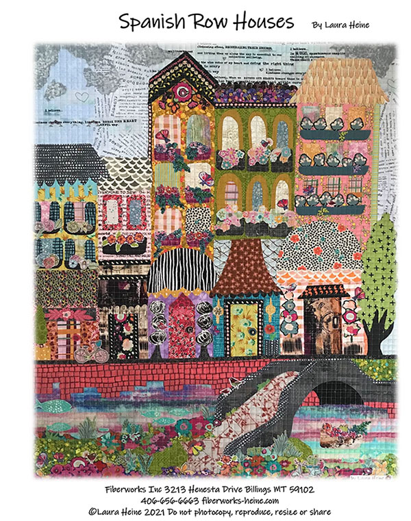 Fiberworks Spanish Row Houses Quilt Pattern 123Stitch