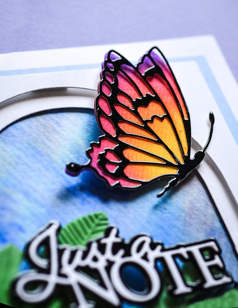 Memory Box Tropical Leaves - 3D Embossing Folder EF1030 - 123Stitch