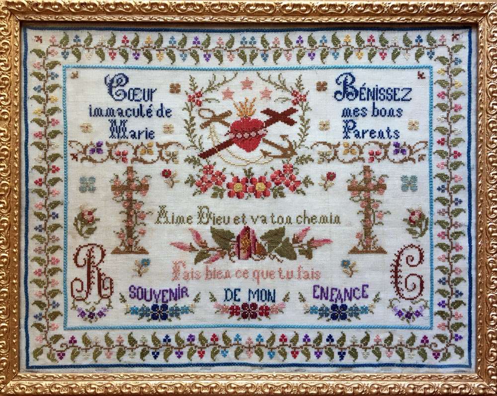 Reflets De Soie Souvenir de mon Enfance - Cross Stitch Pattern - 123Stitch reflets-de-soie-souvenir-de-mon-enfance-cross-stitch-pattern-123stitch